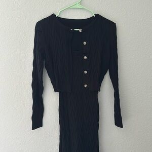 Two piece dress & sweater